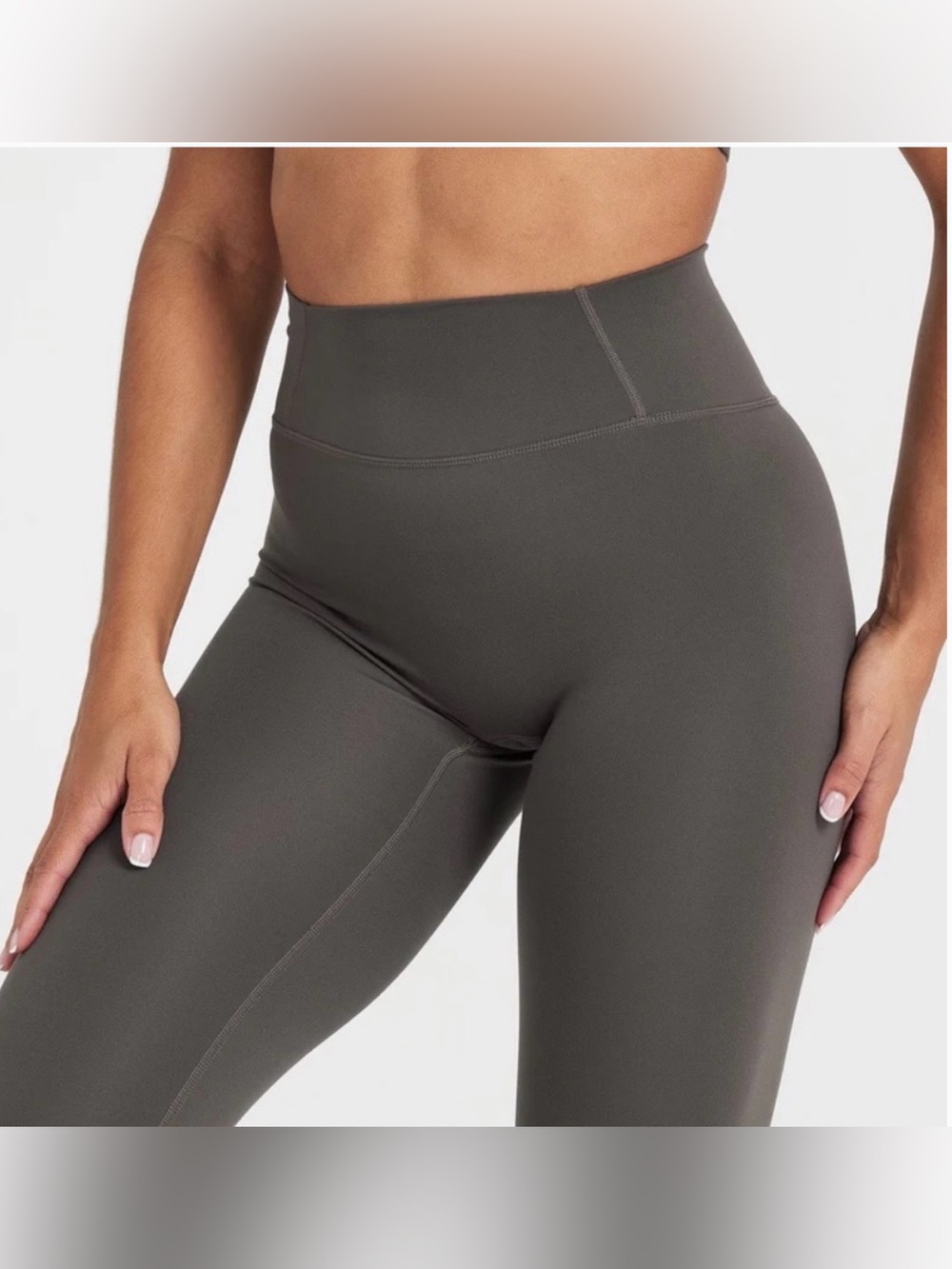 Oner Active Timeless High Waisted Leggings Deep Taupe